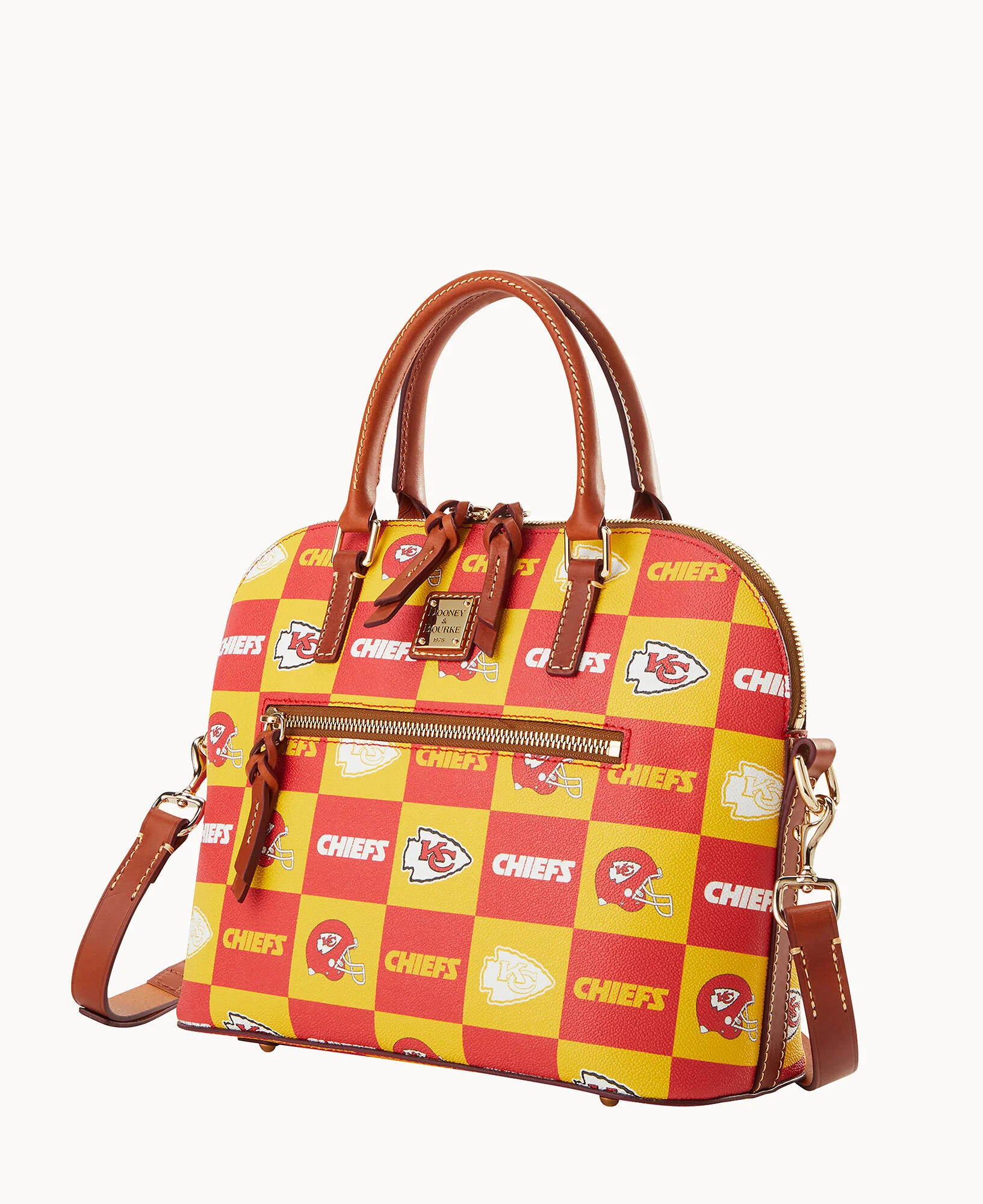 NFL Chiefs Domed Zip Satchel
