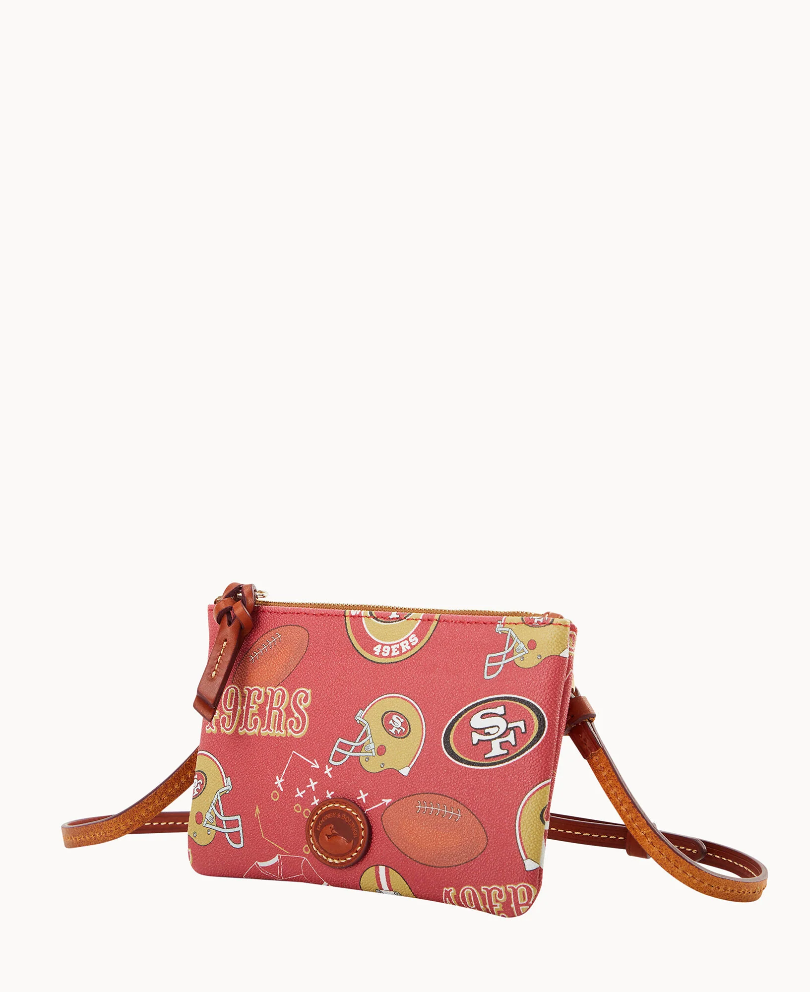 NFL 49ERS Top Zip Crossbody