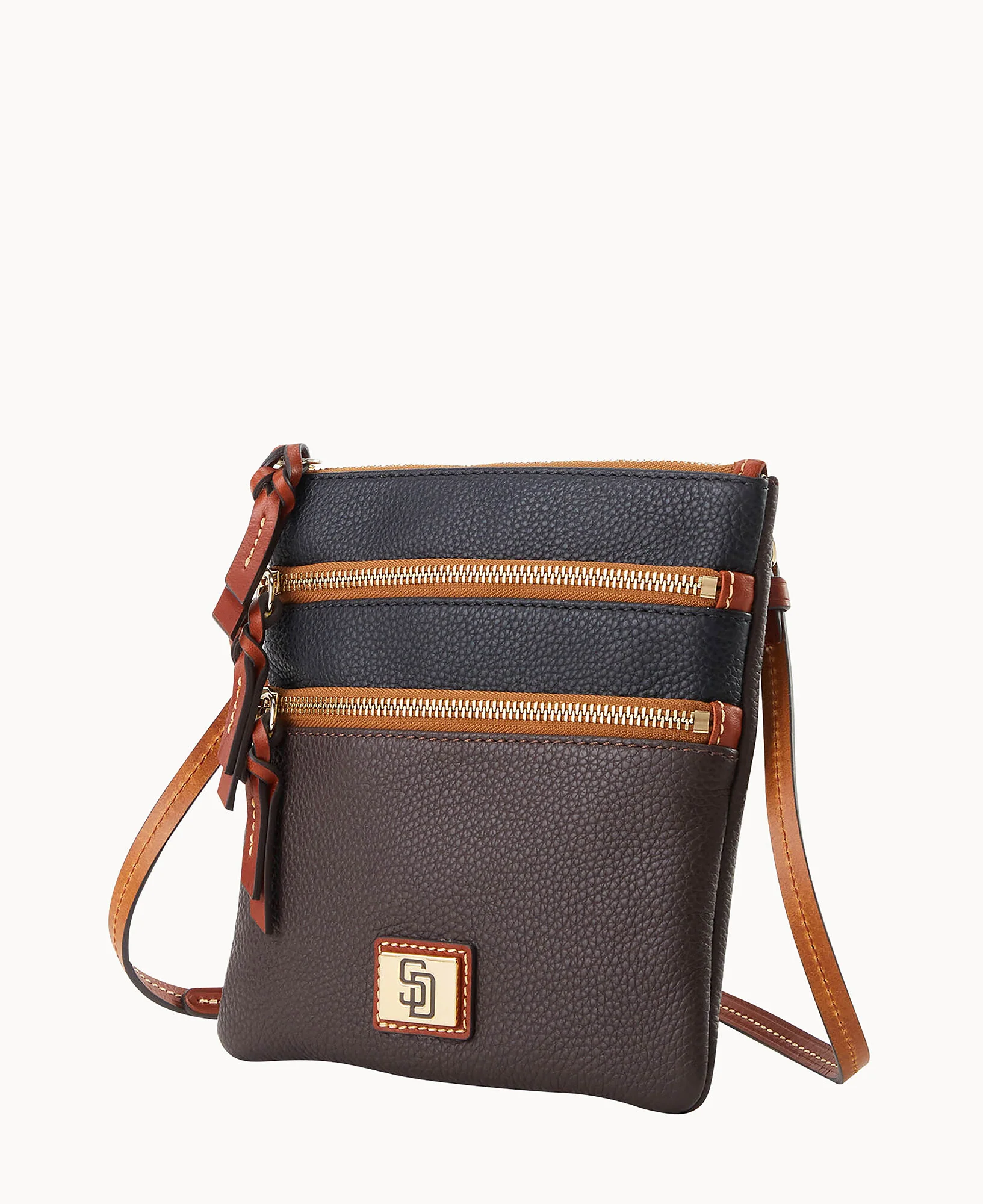 MLB Padres Triple Zip Crossbody