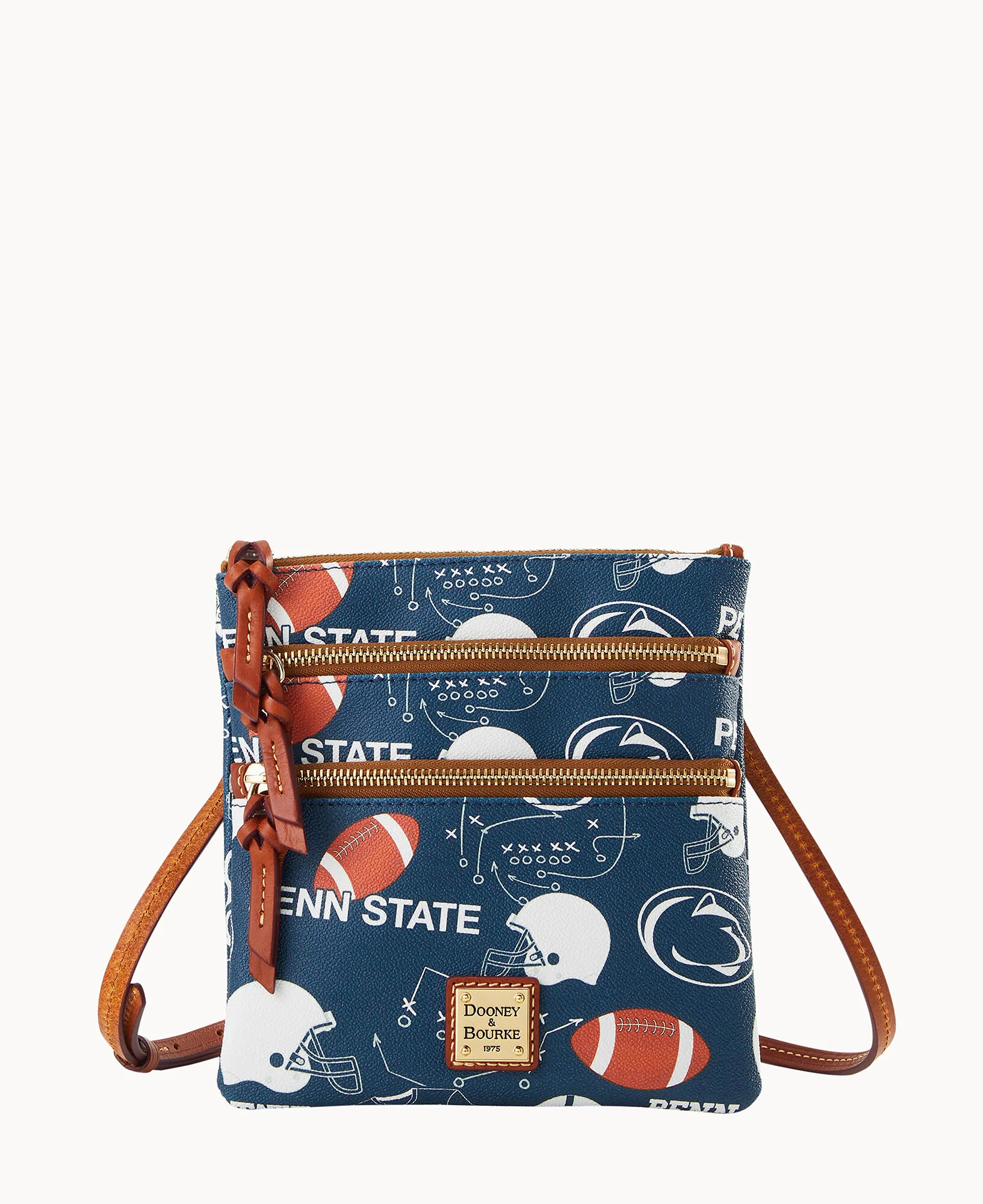 Collegiate Penn State University Triple Zip Crossbody
