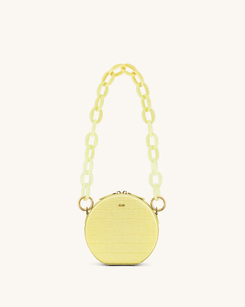 Mya Gradient Acrylic Chain Strap - Yellow