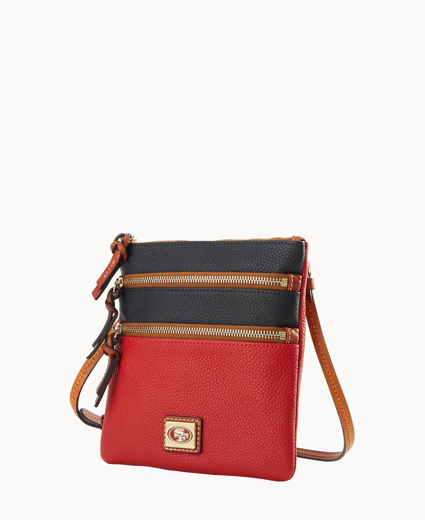 NFL 49ERS Triple Zip Crossbody
