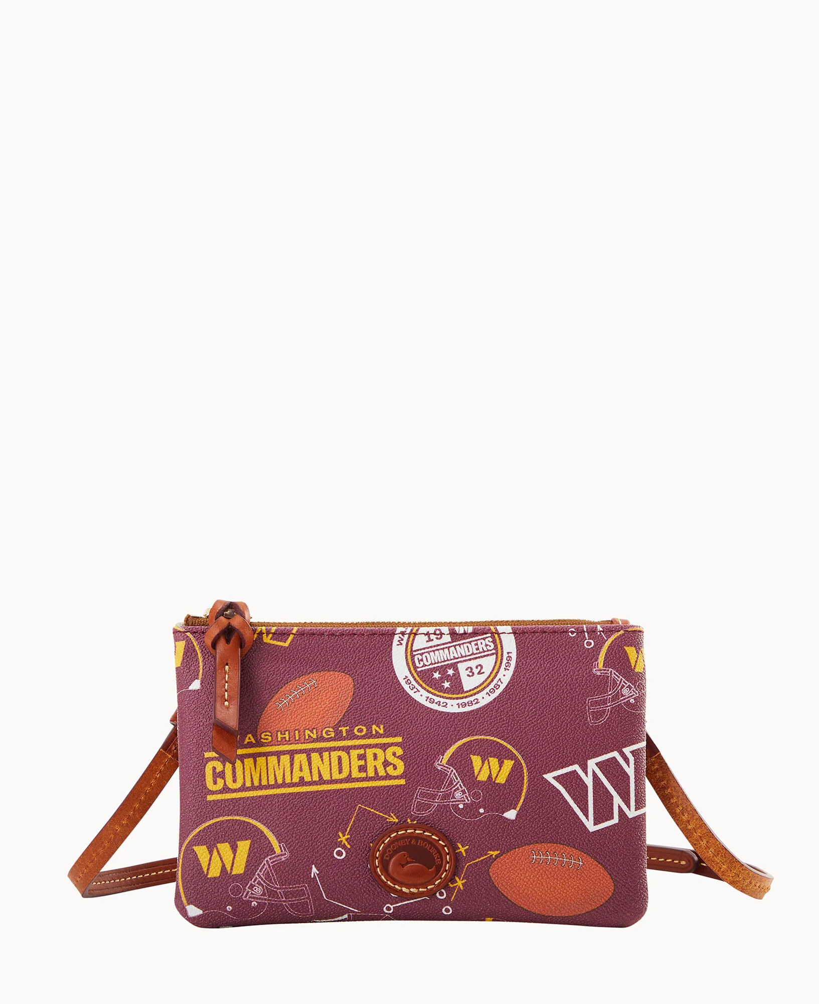 NFL Commanders Top Zip Crossbody