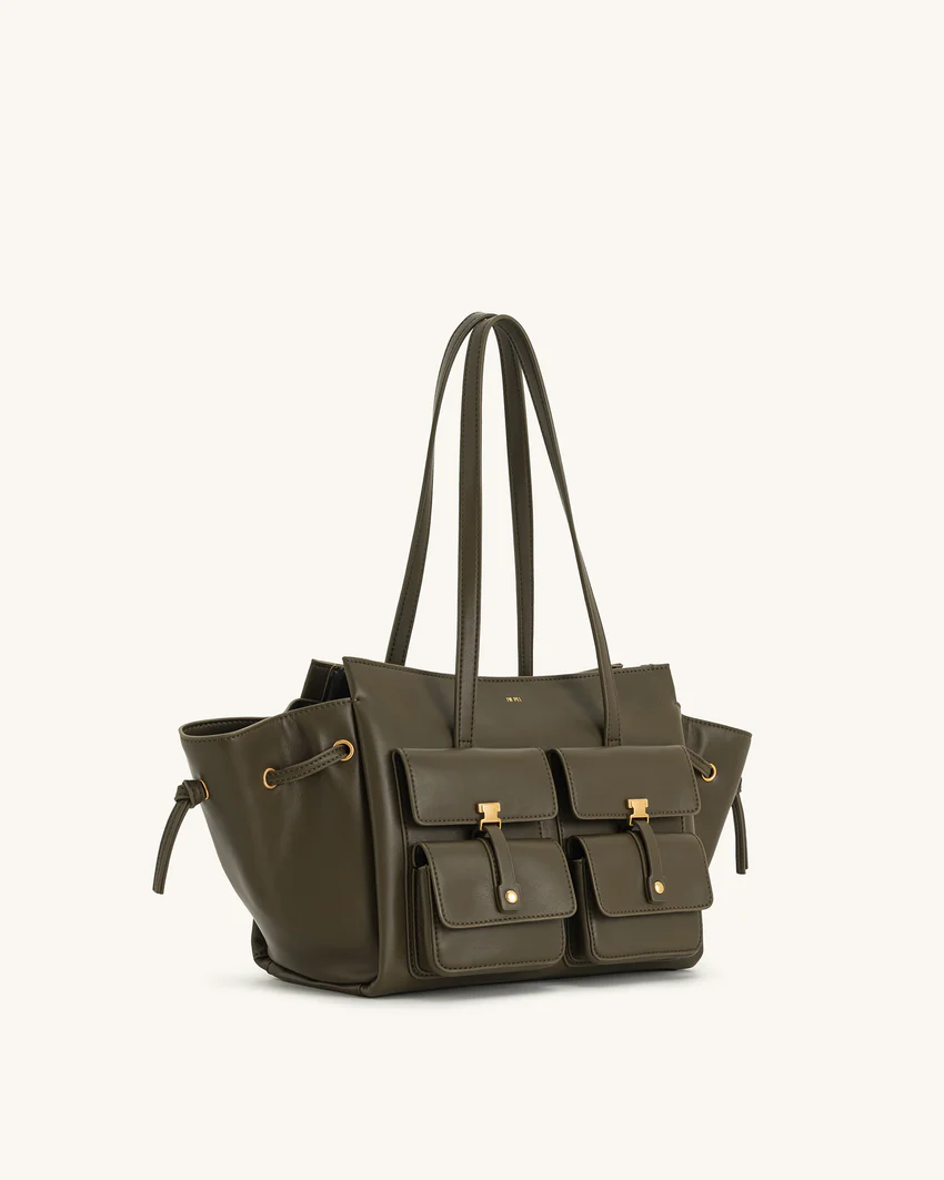 Linda Tote Bag - Dark Olive