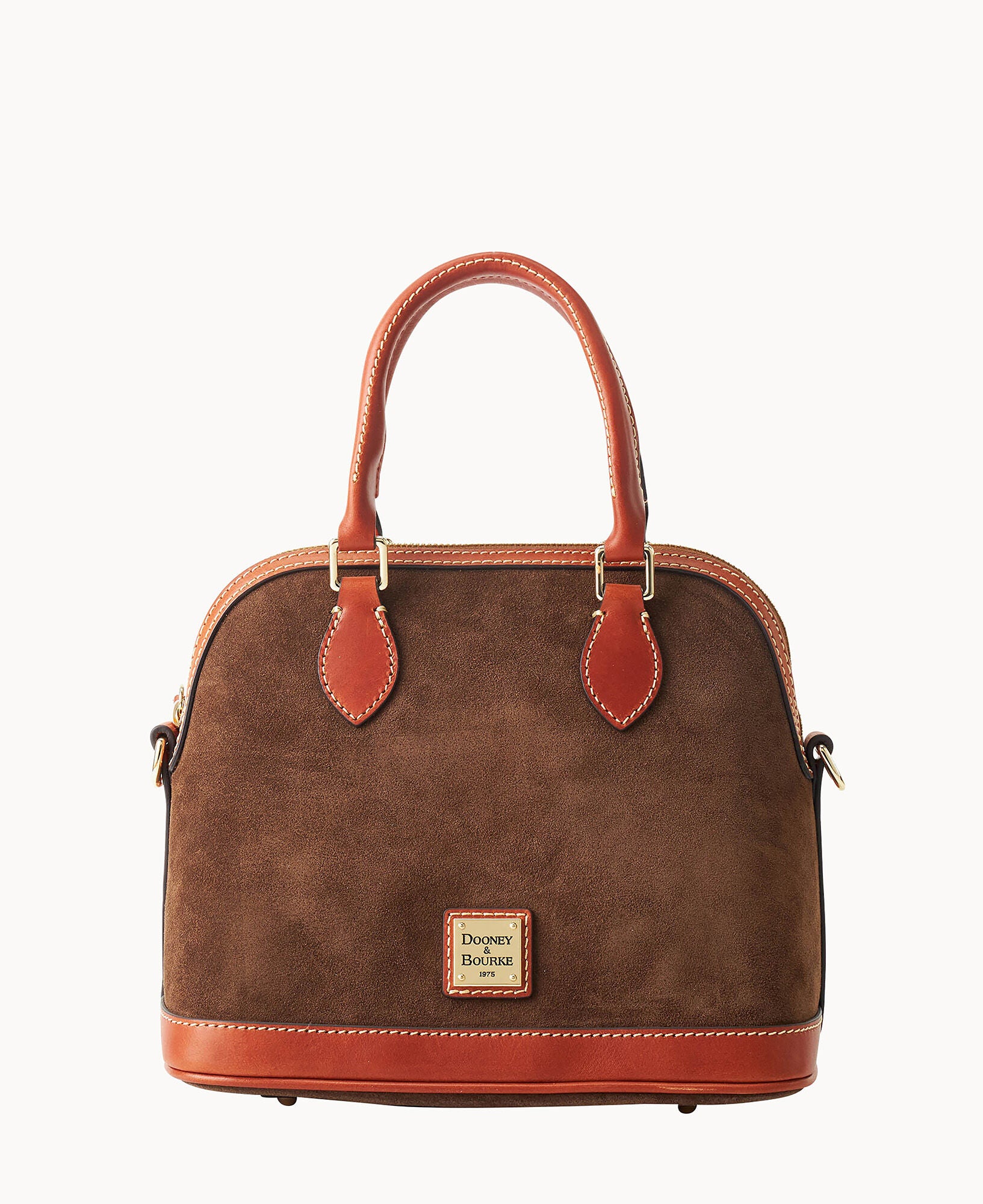 Suede Satchel