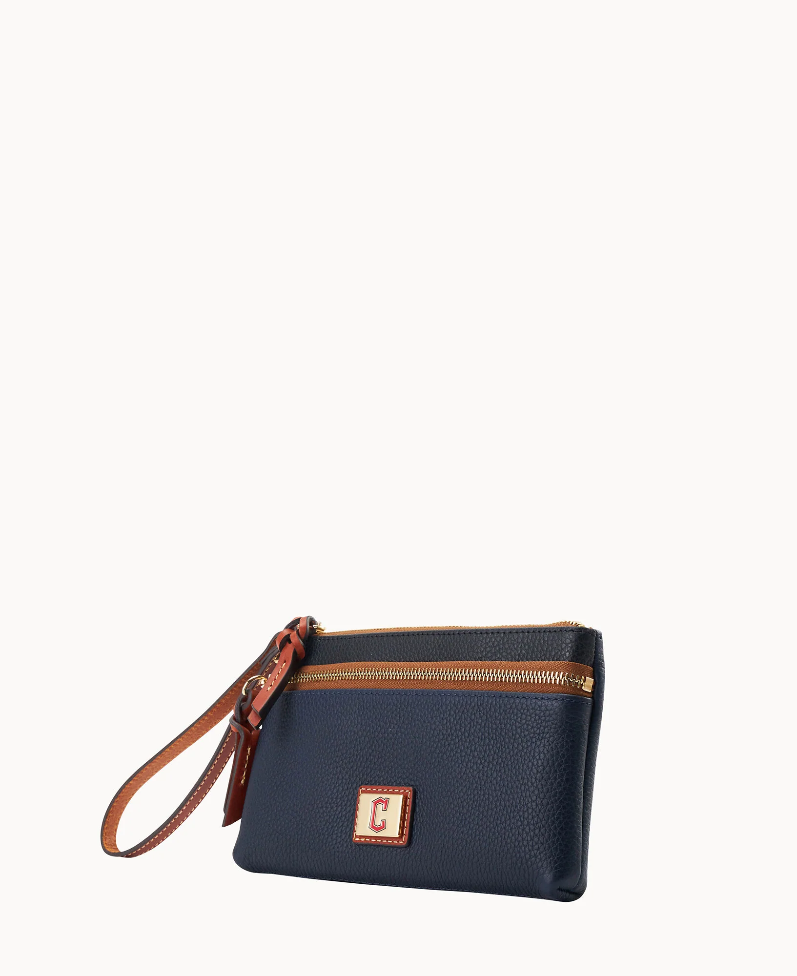 MLB Guardians Double Zip Wristlet