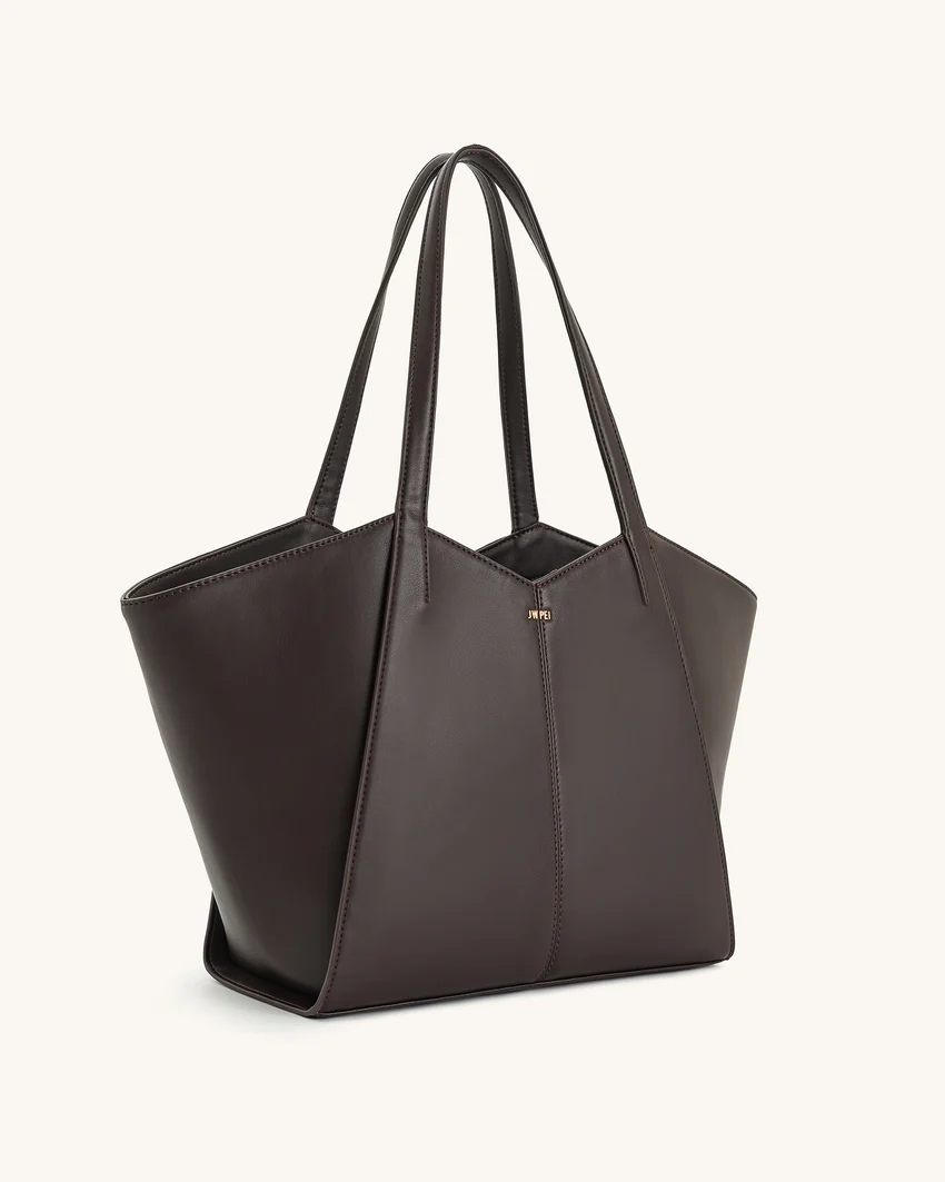 Kiana Large Capacity Tote Bag - Caramel