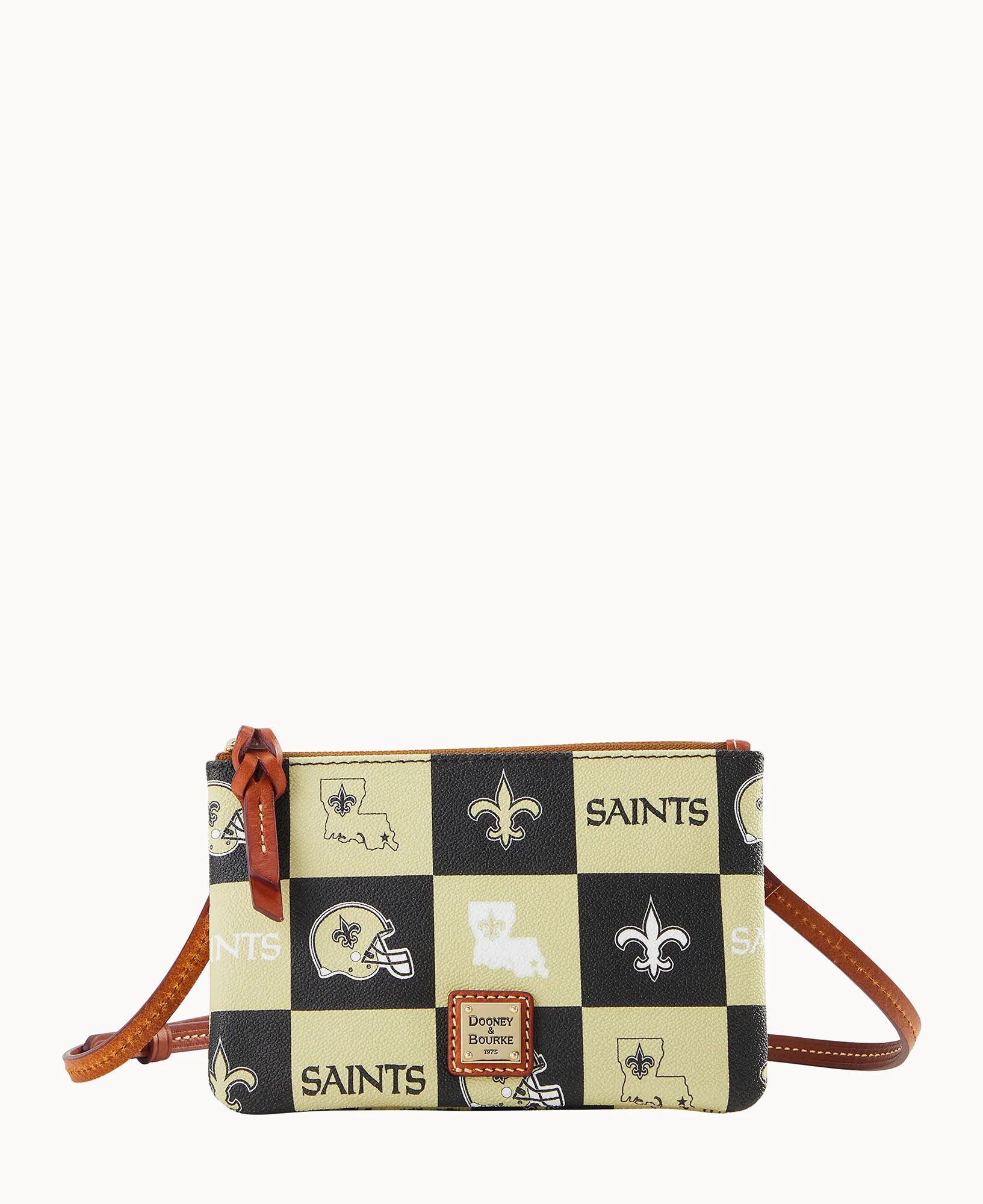 NFL Saints Top Zip Crossbody