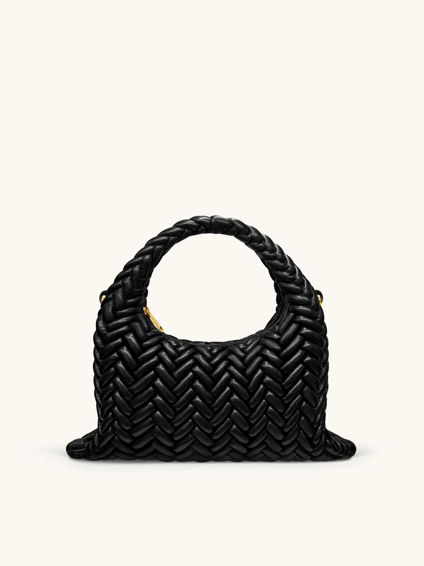 Cora Quilting Handle Bag - Black