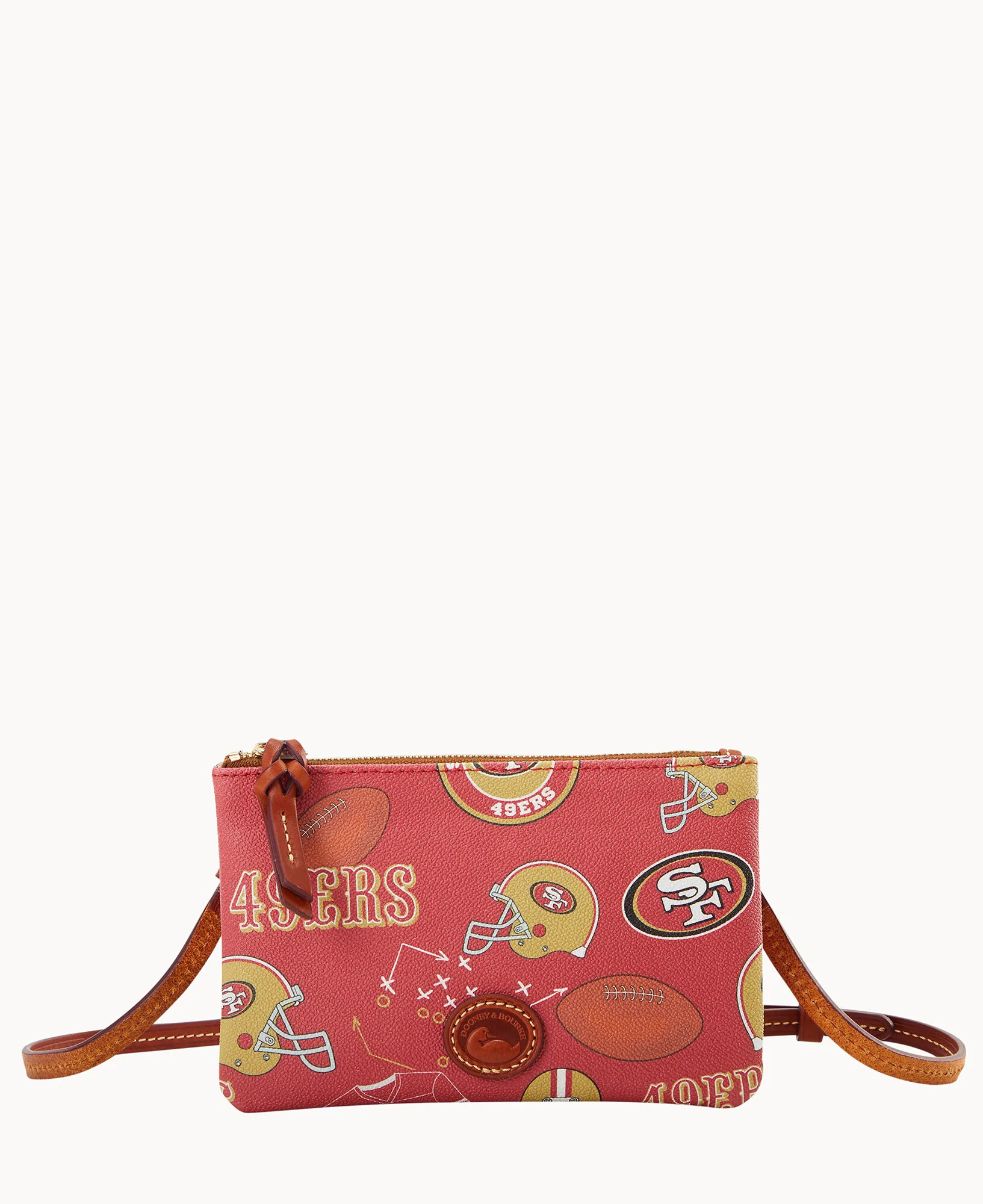 NFL 49ERS Top Zip Crossbody
