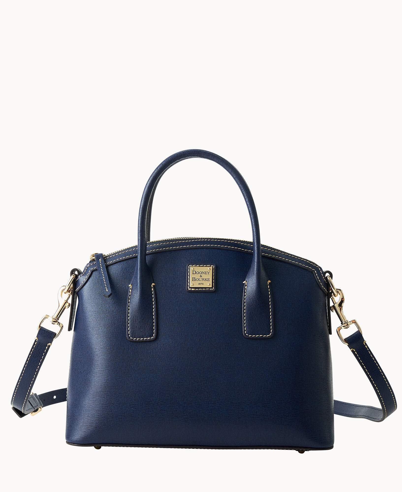 Saffiano Domed Satchel