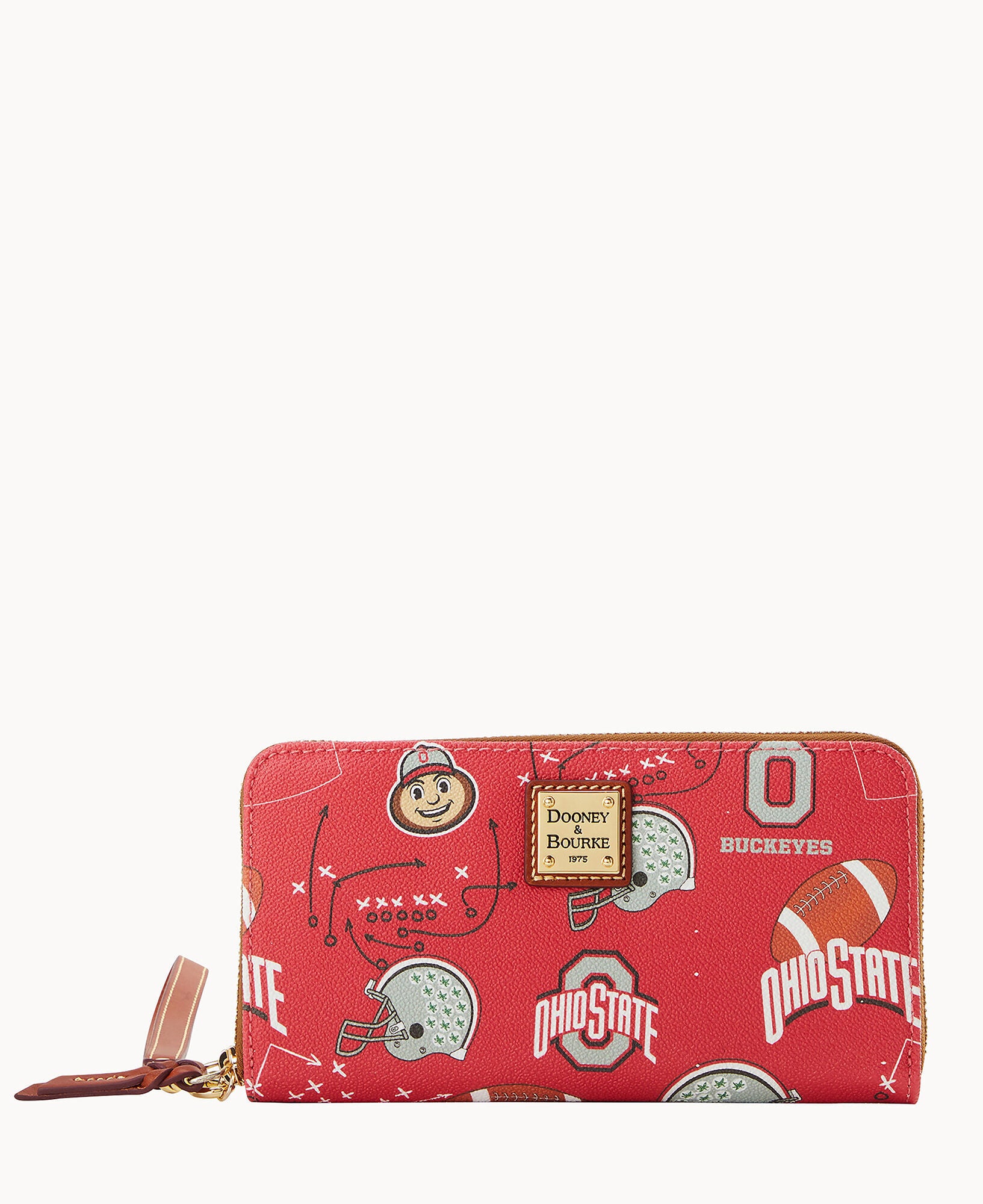 Collegiate Ohio State University Large Zip Around Wristlet