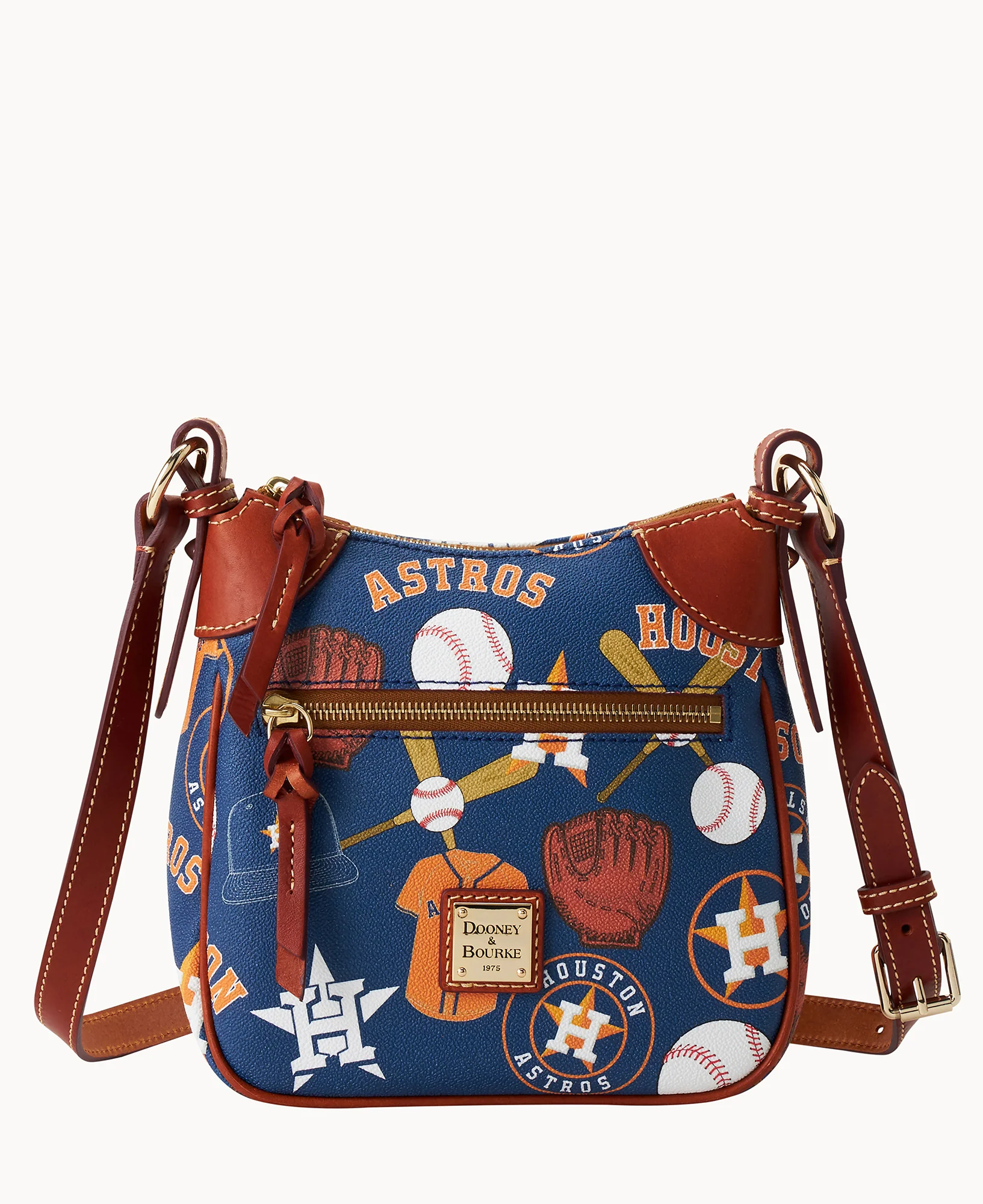 MLB Astros Front Zip Crossbody