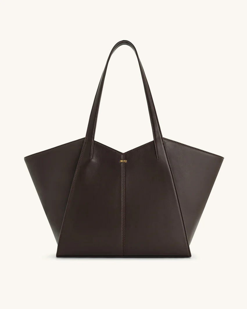 Kiana Large Capacity Tote Bag - Caramel