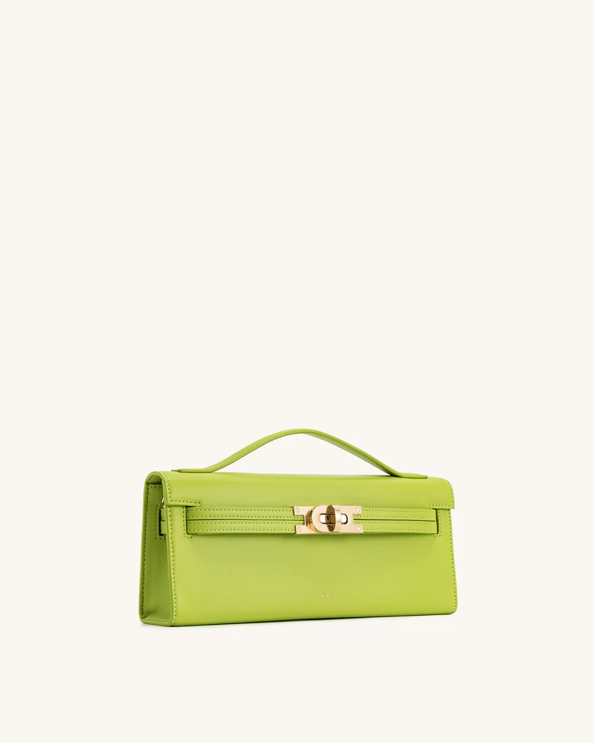 Bria Structured Top Handle Bag - Green