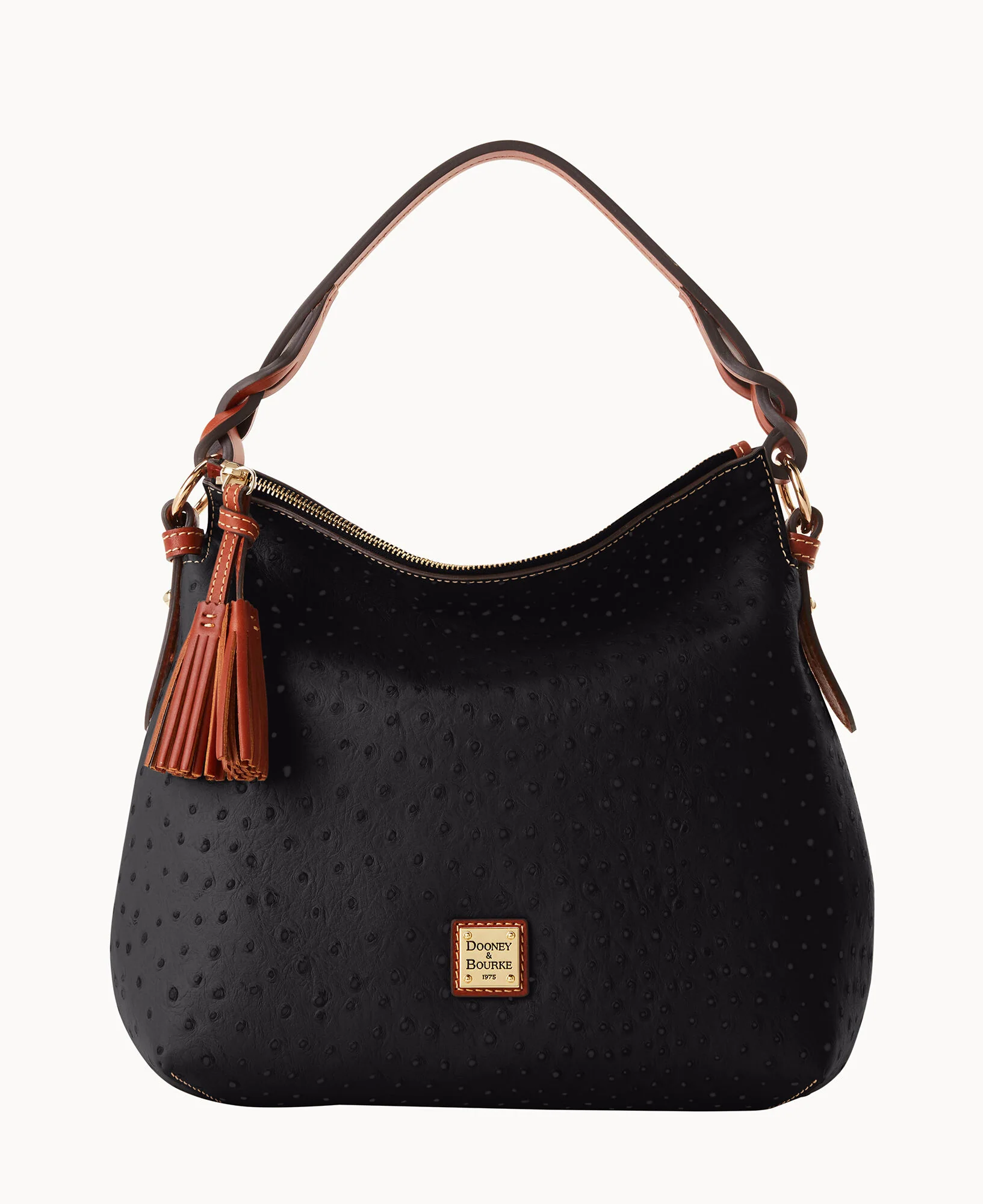 Ostrich Twist Strap Hobo