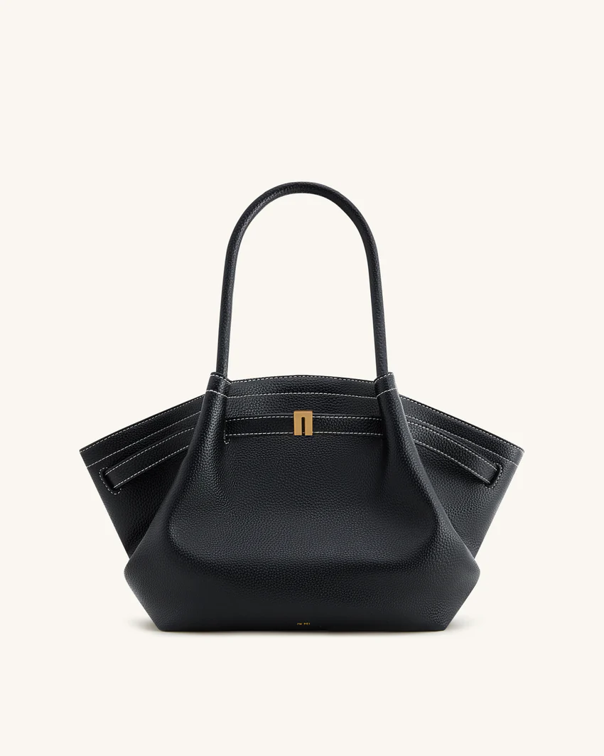 Hana Medium Tote Bag - Black