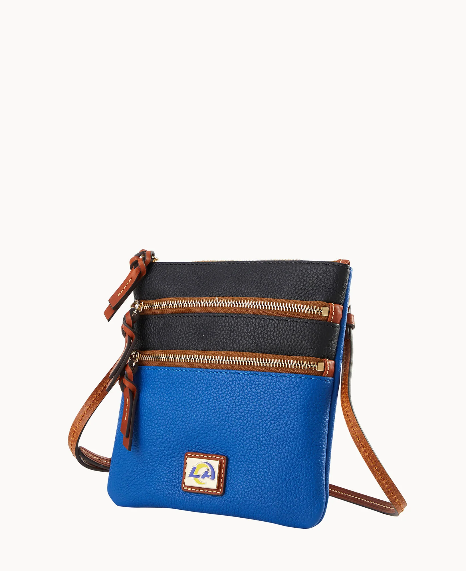 NFL Rams Triple Zip Crossbody