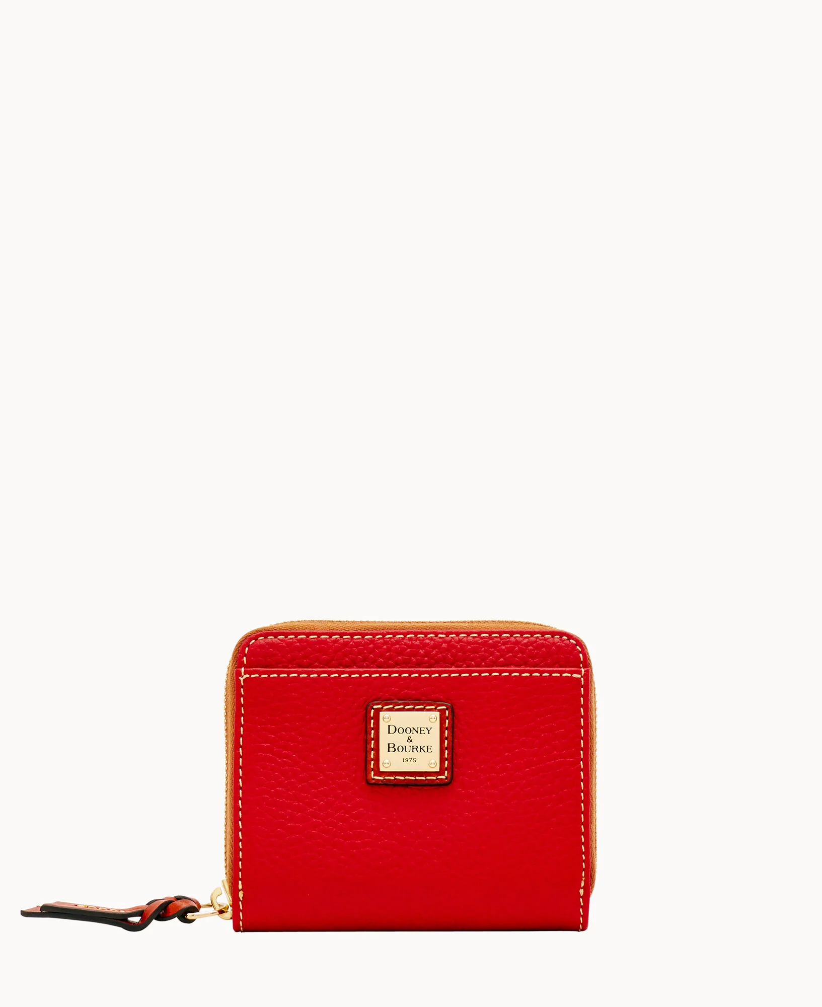 Pebble Grain Small Zip Around Wallet