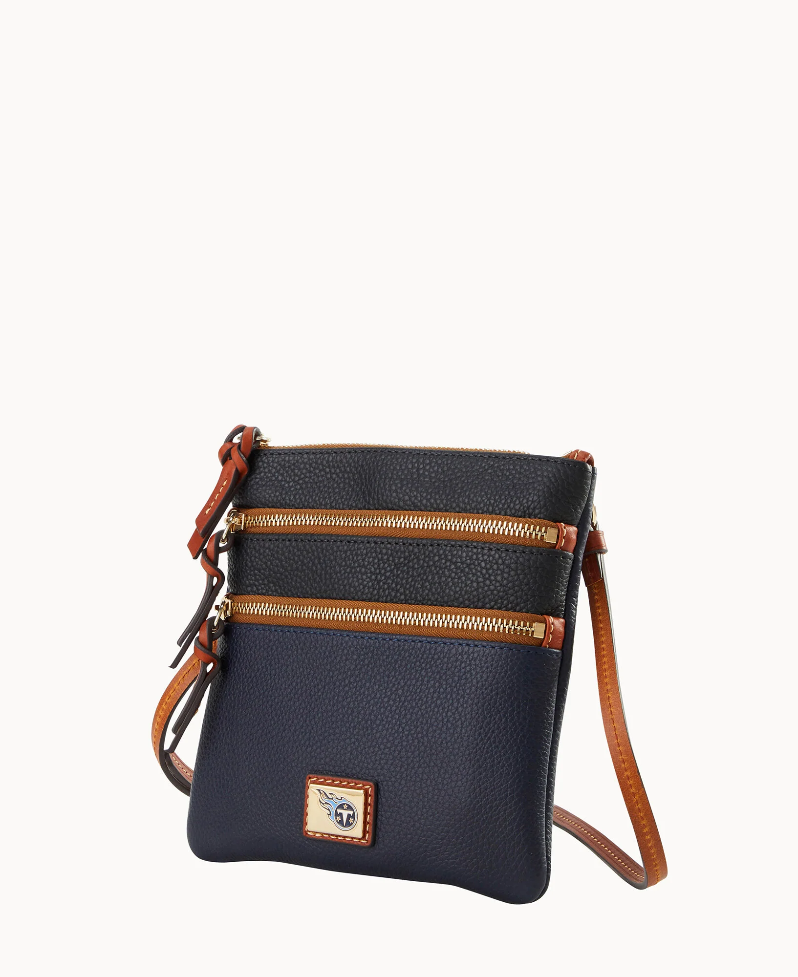 NFL Titans Triple Zip Crossbody