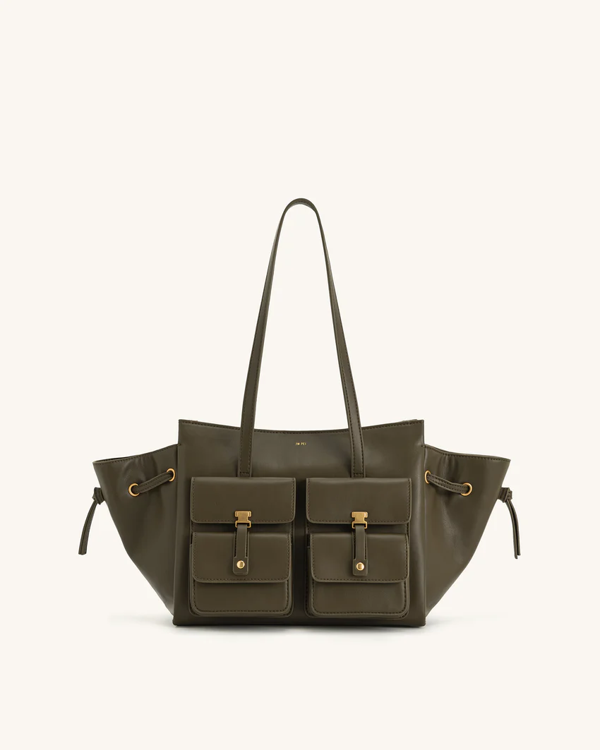 Linda Tote Bag - Dark Olive