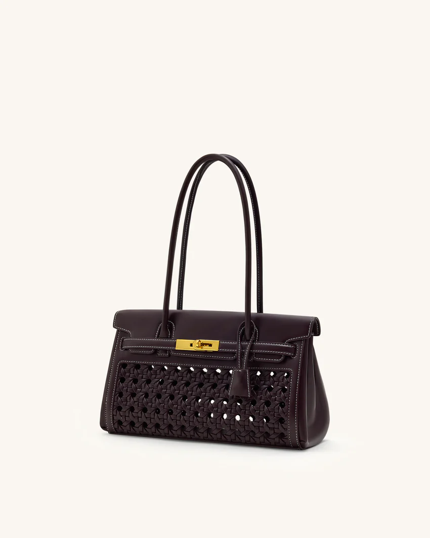 Yara Shoulder Bag - Dark Red